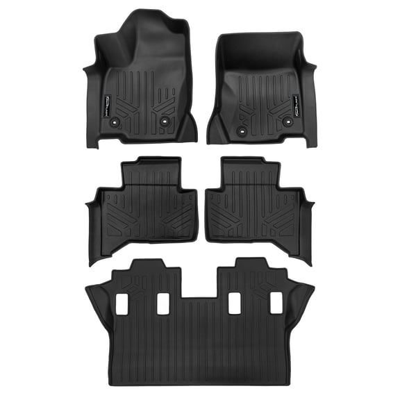 SMARTLINER 3 Rows Custom Fit Floor Liners Compatible with 2024 - 2025 Lexus GX 7 Passenger (Gasoline)