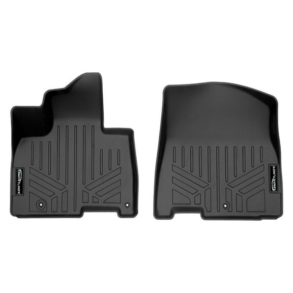SMARTLINER All Weather Custom Fit 1st Row Floor Mat Liner Set Compatible With 2022-2023 Kia Carnival MPV (Fits All Models)