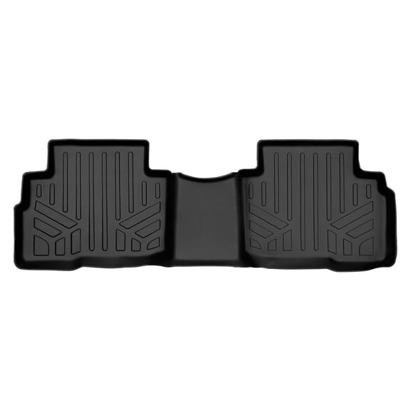 SMARTLINER All Weather Custom Fit Black 2nd Row Floor Mat Liner Set Compatible With 2023-2025 Kia Sportage (Only Fits Hybrid Models)