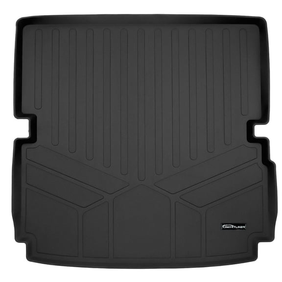 SMARTLINER All Weather Custom Fit Cargo Trunk Liner Mat Behind 2nd Row Seat Black Compatible With 2022-2023 Acura MDX