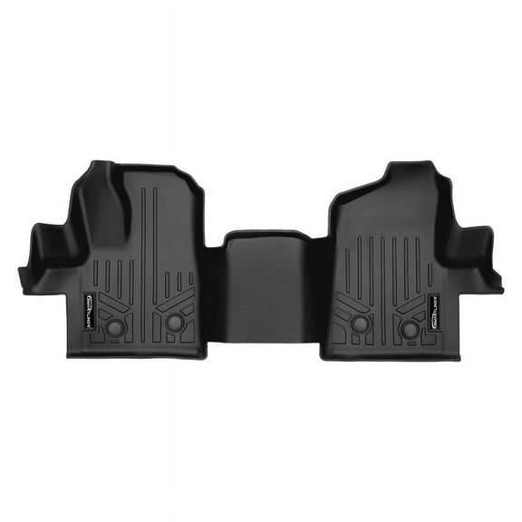 SMARTLINER All Weather Custom Fit First Row (1 piece) Floor Mat Liner Compatible With 2022-2025 Ford E-Transit (Cargo Van)