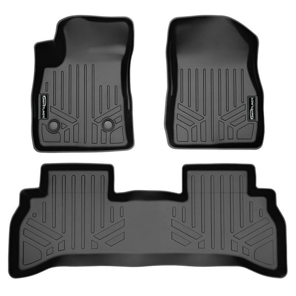 SMARTLINER All Weather Custom Fit Floor Mats 2 Row Liner Set Black Compatible With 2021-2022 Chevrolet Trailblazer (FWD Only)