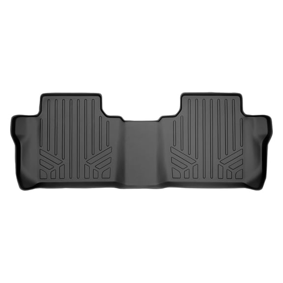 SMARTLINER All Weather Custom Fit Floor Mats 2nd Row Liner Grey Compatible With 2019-2024 Chevrolet Blazer