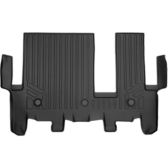 SMARTLINER All Weather Custom Fit Floor Mats Black 3rd Row Liner Set Compatible With 2021-2025 Toyota Sienna