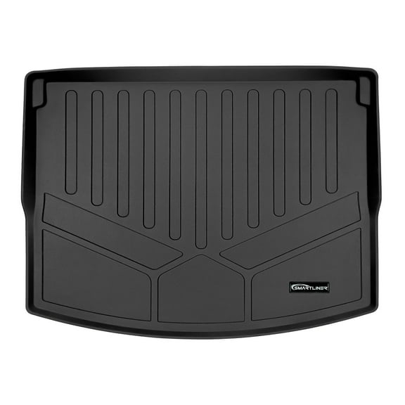 SMARTLINER Black Cargo Liner Trunk Floor Mat Compatible With 2021-2022 Chevrolet Trailblazer cargo in Upper Deck Position