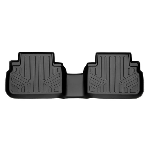 SMARTLINER Custom Fit All Weather 2nd Row Black Floor Mat Liners Compatible With 2019-2022 Subaru Forester