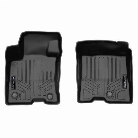 SMARTLINER Custom Fit All Weather Black 1st Row Floor Mat Liners Compatible With 2022-2023 Ford Maverick (Only Fits Hybrid Models)