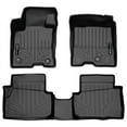 thumbnail image 1 of SMARTLINER Custom Fit All Weather Black 2 Row Floor Mat Liner Set Compatible With 2022-2025 Ford Maverick (Only Fits Hybrid Models), 1 of 6