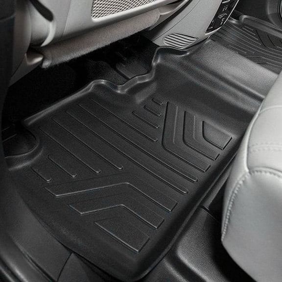 SMARTLINER Custom Fit All Weather Black 2nd Row Floor Mat Liners Compatible With 2021-2025 Nissan Rogue (No Sport Models)