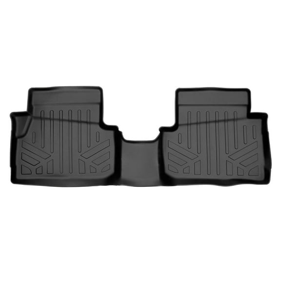 SMARTLINER Custom Fit All Weather Black 2nd Row Floor Mat Liners Compatible With 2022-2023 Ford Maverick (Only Fits Hybrid Models)