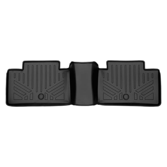 SMARTLINER Custom Fit All Weather Floor Mats 2nd Row Liner Black Compatible With 2021-2023 Infiniti QX50