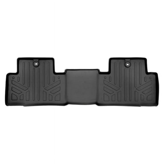 SMARTLINER Custom Fit All Weather Floor Mats 2nd Row Liner Black Compatible With 2022-2023 Acura MDX