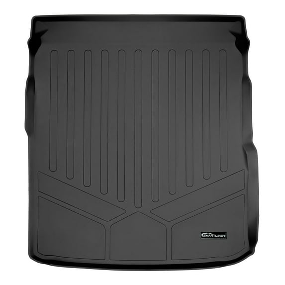 SMARTLINER Custom Fit Cargo Trunk Liner Floor Mat Behind 2nd Row Black Compatible With 2019-2021 Volkswagen Arteon