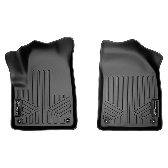 SMARTLINER Custom Fit Floor Mats 1st Row Liner Set Black Compatible With 2014-2021 Jeep Cherokee - All Models