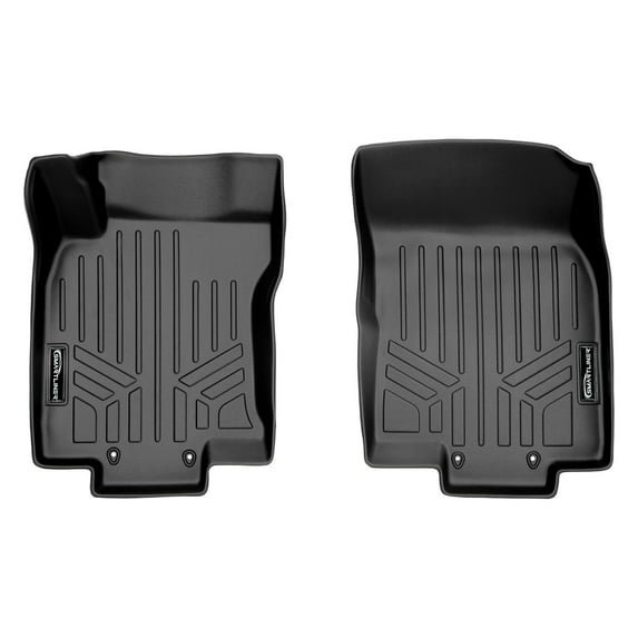 SMARTLINER Custom Fit Floor Mats 1st Row Liner Set Black Compatible With 2017-2021 Nissan Rogue Sport