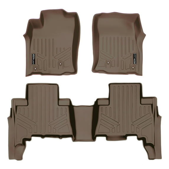 SMARTLINER 2 Rows Custom Fit Floor Liners Compatible with 2010 - 2013 Lexus GX (Gasoline)