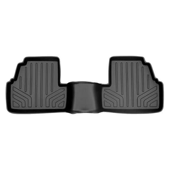 SMARTLINER Custom Fit Floor Mats 2nd Row Liner Black Compatible With 2013-2022 Buick Encore / 2014-2022 Chevrolet Trax