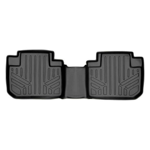SMARTLINER Custom Fit Floor Mats 2nd Row Liner Black Compatible With 2014-2018 Subaru Forester