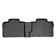 SMARTLINER Custom Fit Floor Mats 2nd Row Liner Tan Compatible With 2007-2014 Ford Edge / 2011-2015 Lincoln MKX