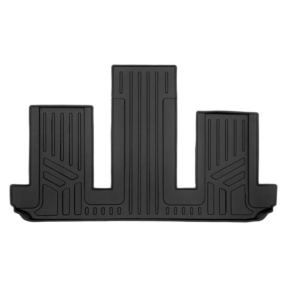 SMARTLINER Custom Fit Floor Mats 3rd Row Liner Black Compatible With 2018-2023 Lexus RX L/ RX L Hybrid (6 Passenger Models)