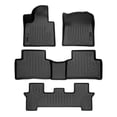 thumbnail image 1 of SMARTLINER All Weather Custom Fit 3 Row Black Floor Mat Liner Set Compatible With 2021-2023 Kia Sorento (Only with 2nd Row Bench Seat. Does Not Fit Hybrid Models), 1 of 2