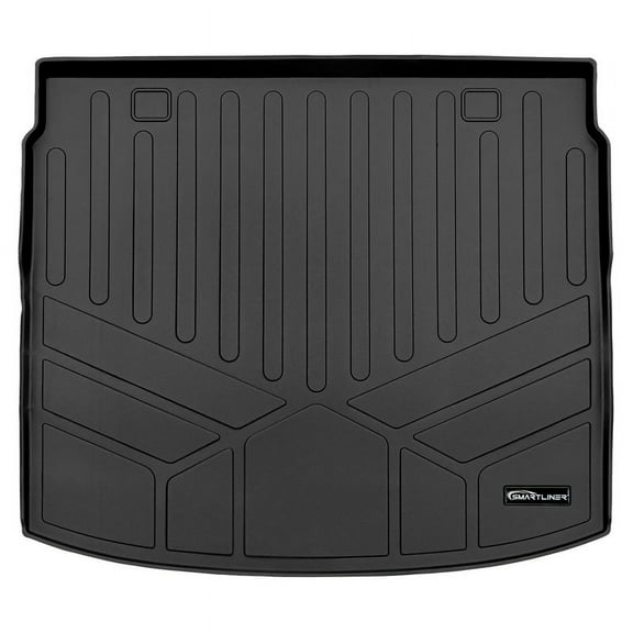 SMARTLINER All Weather Custom Fit Black Cargo Liner Behind the 2nd Row Compatible With 2023 Honda CR-V & CR-V Hybrid (Only Fits in Upper Deck Position in Non-Hybrid Models)