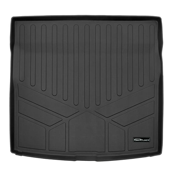 SMARTLINER All Weather Protection Custom Fit Black Cargo Liner Compatible With 2019-2023 Volvo S60 & S60 Plug-In Hybrid (Cargo Liner Only Fits Models with Spare Tire)