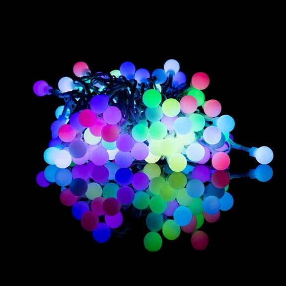 SMARTPOINT 16 Foot Long USB Powered 5 Volt Smart Indoor String LED Mini Globe Lights that can Change to Any Color or White with Phone App Control that plugs into Wall Outlet or USB port