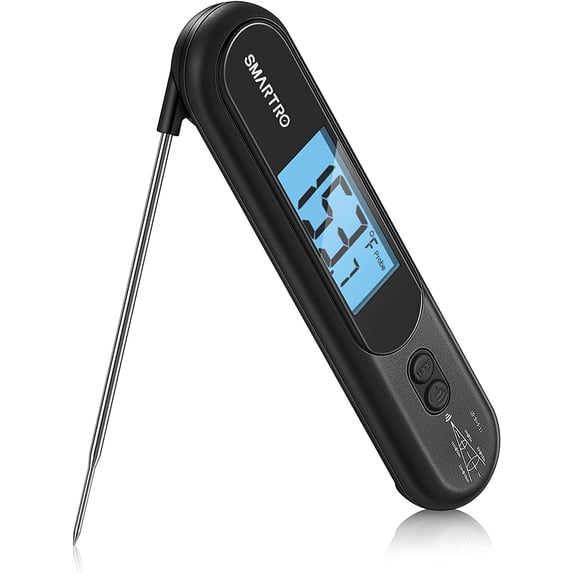 SMARTRO ST49IR 2-in-1 Instant Meat Thermometer Infrared Thermometer for Cooking Food Grilling BBQ Kitchen Candy