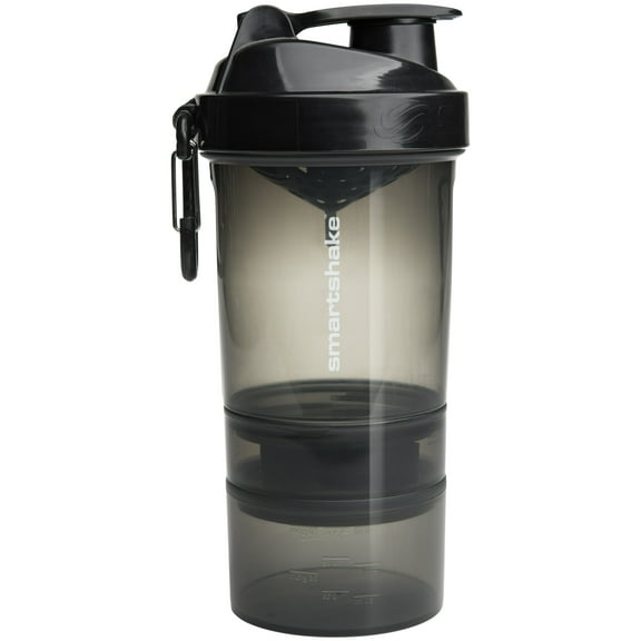 SMARTSHAKE 20 oz Smoke Black Blender Bottle