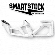 SMARTstock VR Gunstock for Quest 1/2/3/3S/Pro/Rift S - Adjustable Lightweight Compact Design Compatible with Controller Grips & Quick Reloading Features - VR Game