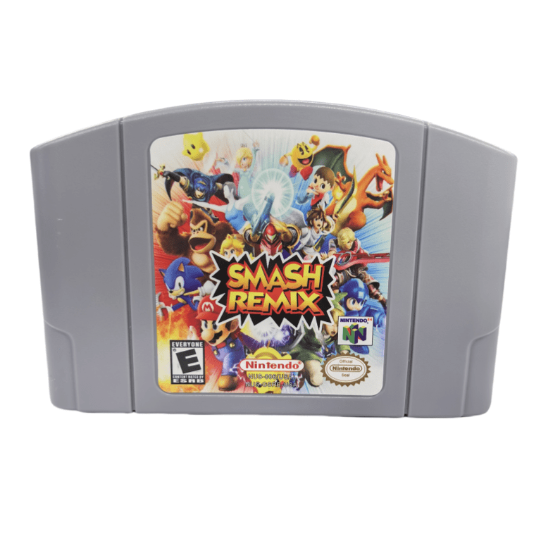 Smash Remix v2.0.0 N64 スマブラ64 SMASH REMIX 2.0- N64 Game Cartridge (US Version)​​ - Walmart.com