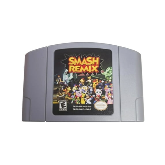 SMASH REMIX v1.5.2 Games Cartridge Card for 64 N64 Console US Version