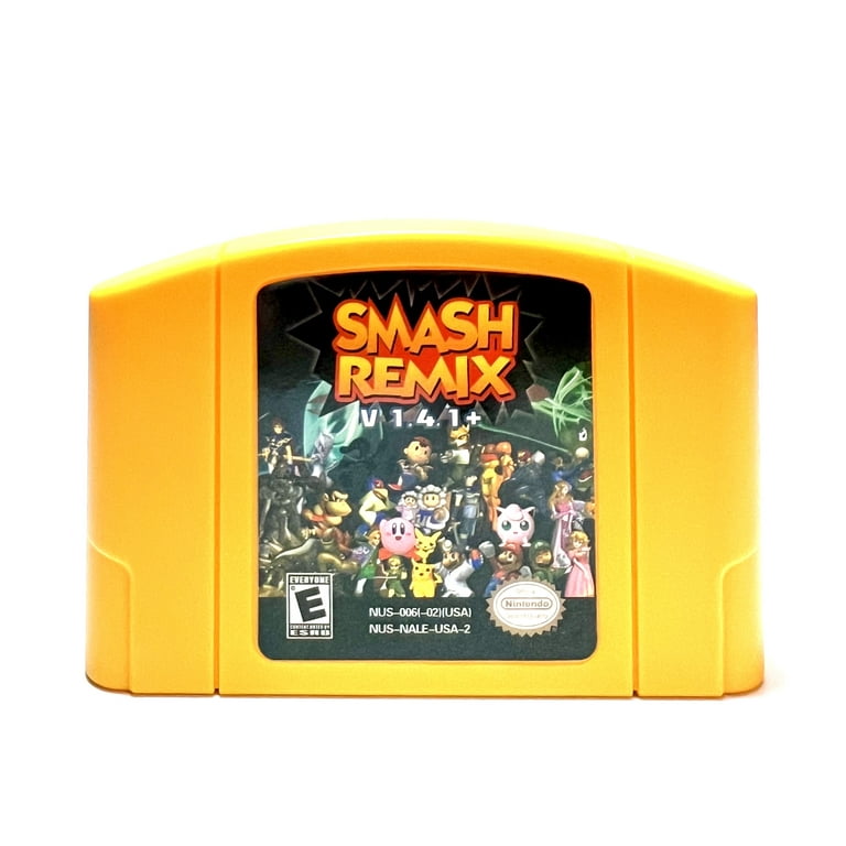 Super Smash Brothers Nintendo 64 Game Cartridge