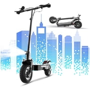 SMATEIGHT Electric Scooter Adults, 1600W Motor, Max 40mph, 43 Miles Range, 10 Vacuum Inflatable Tires, Fast Electric Scooter for Adults, E Scooter E-Braking System