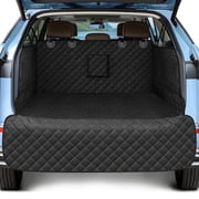SMATTO Outdoor Waterproof Dog Cargo Liner for Suvs, Scratchproof Non-Slip Pet Seat Cover with Bumper Flap, Universal for Sedans and Vans