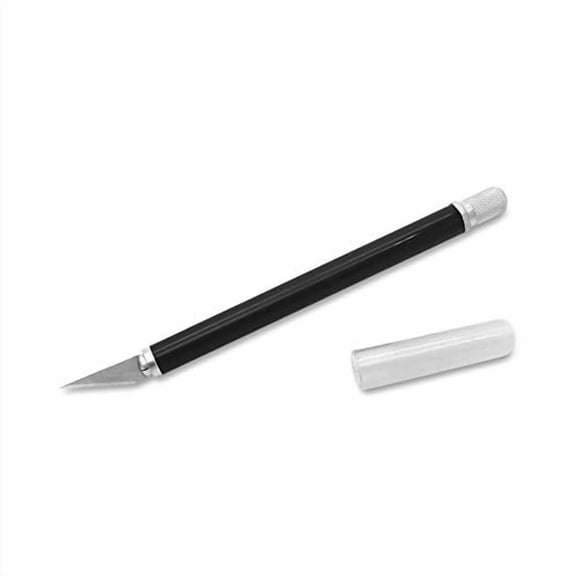 SMB Precision Soft Grip Handle Hobby Knife w/Cap, 11 Blade (1/4/10/25/100 pcs) (25)