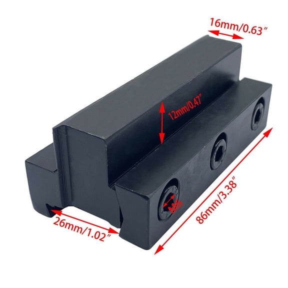 SMBB Metal Lathe Grooving Cut-Off Tool Holder Block for SPB Blade Series 1626 2026 2032 2532 3232 CNC Turning Parting Plate Cutter Machining(SMBB1626)