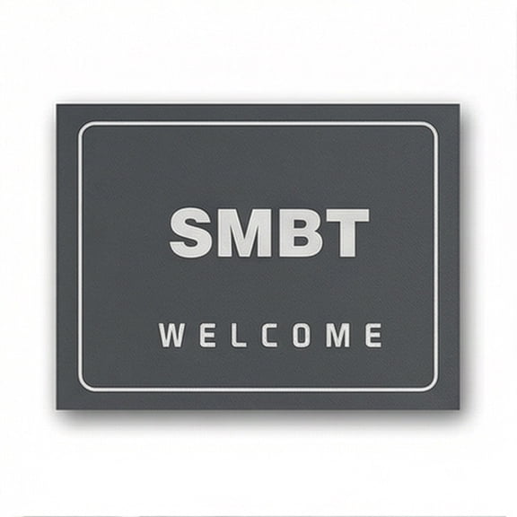 SMBT Front Door Mat,Absorbent Polyester Entryway Doormat, Washable Quick Dry Printed Square Floor Rug, Modern Minimalist Light Luxury Low Profile Indoor Outdoor Carpet for Kitchen Bathroom Home Decor