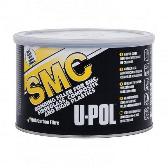 SMC High Adhesion Fiber Filler, Black - 1 ltr Tin