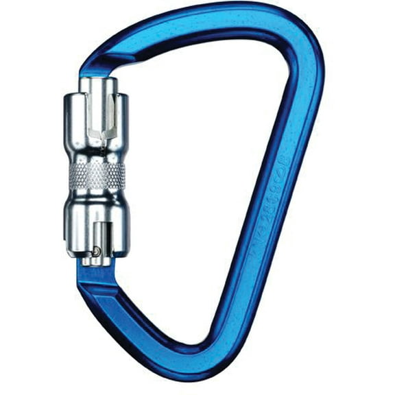 SMC Kinetic Carabiner - Blue Titanium-Look Finish