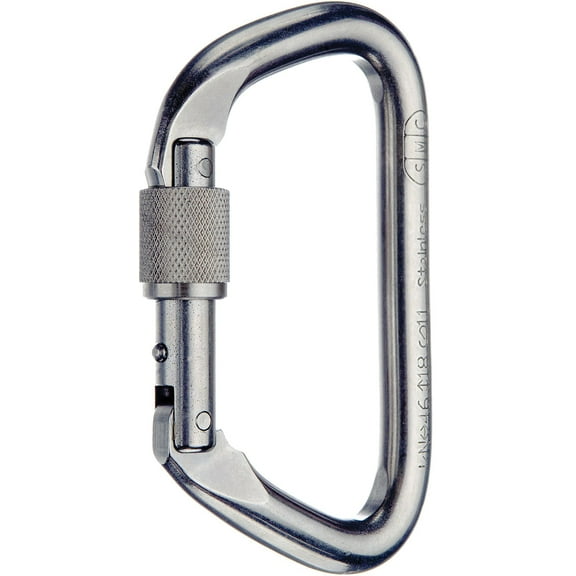 SMC Large Steel Carabiner - Heavy Duty and Bright Stainless Steel