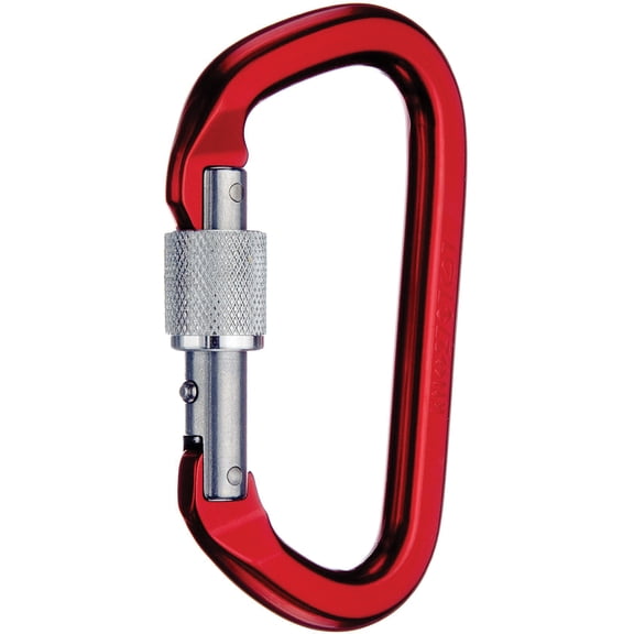 SMC Locking D Carabiner - Red