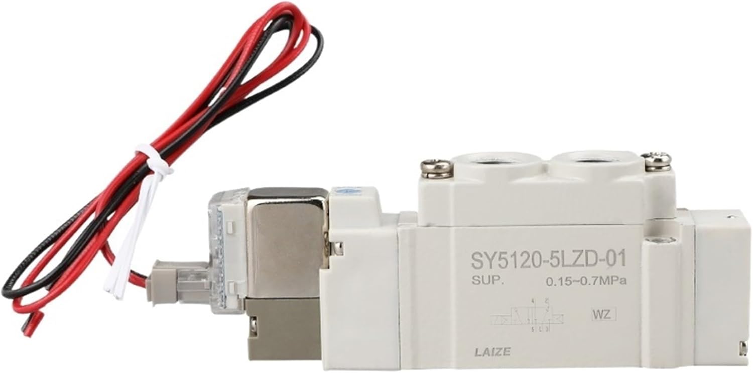 SMC Type 5 port 2 Solenoid Valve SY3120 SY5120 SY71204LZD/5LZD/6LZD
