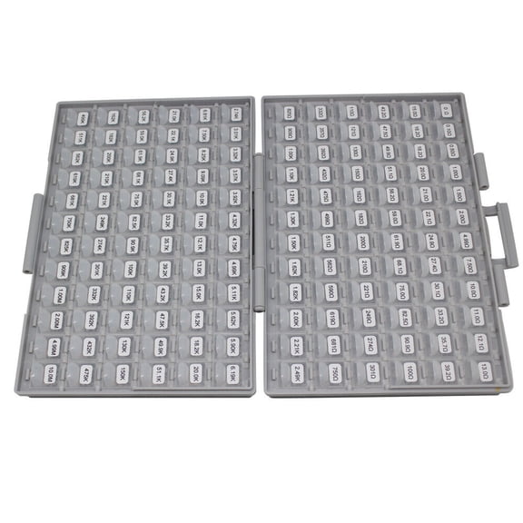 SMD SMT 0805 1% resistor kit E96 144 value 100pc 14400pcs BOX-ALL Organizer USA