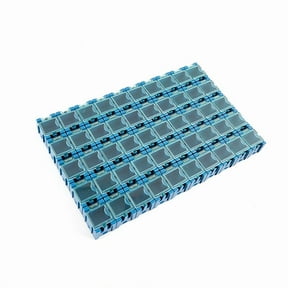 SMD SMT Electronic Component Container Mini Storage Boxes Kit Blue,1 x organizer,Blue