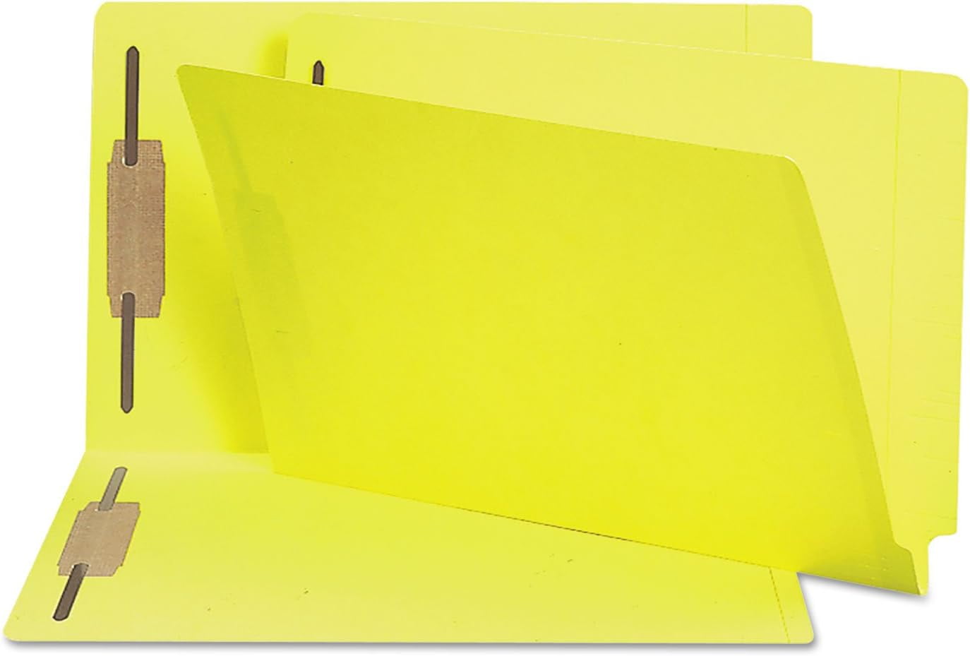 SMD28940 - Smead 28940 Yellow End Tab Colored Fastener File Folders ...