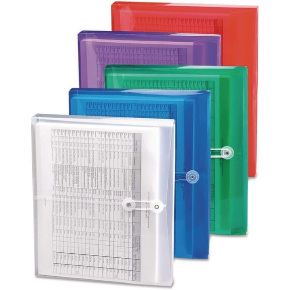 SMD89521 - Color : Transparent Clear - Smead Ultracolor String & Button Interoffice Envelope - Pack of 5
