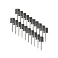SMDRA Surface Mount deck 3/4 pack installs 20 pieces of round balusters