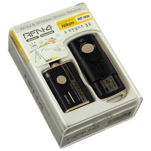SMDV RFN-4 Wireless Remote Shutter Release Cable for Nikon DSLR D90, D3100, D5000, D5100, D7000